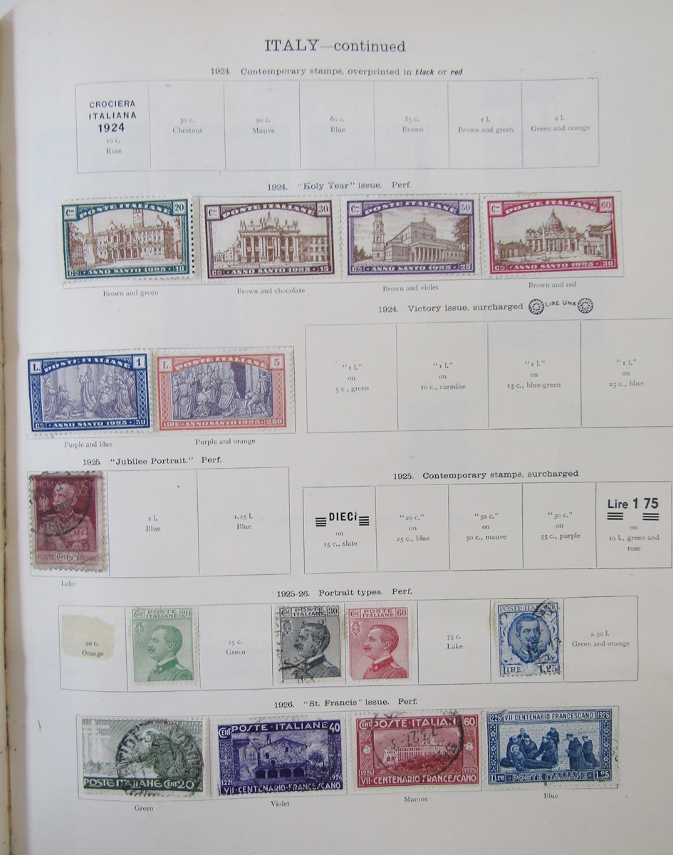 World stamps: Box of 4 SG “Ideal” albums of QV-KGV period issues and carton of loose stamps in - Image 4 of 9