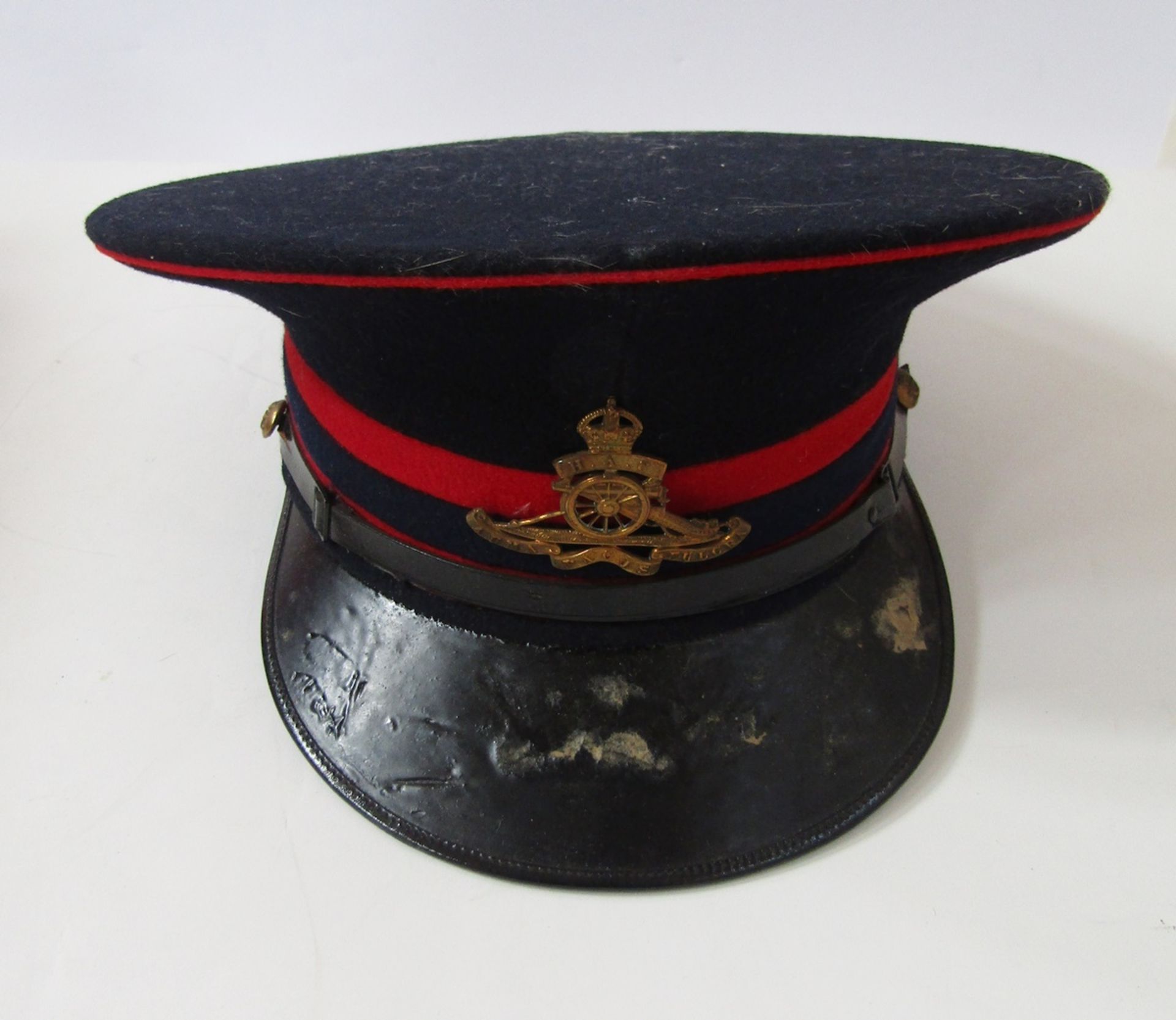 Mounted SLR LIAI bayonet, Royal Artillery cap and two military related trophies. - Image 6 of 6