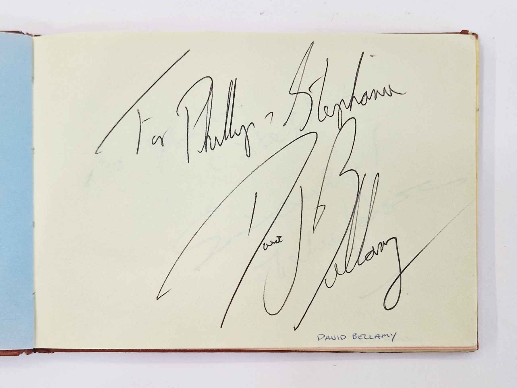 Autograph album, 20th century, to include actors, singers and other celebrities, including Elton - Image 4 of 20