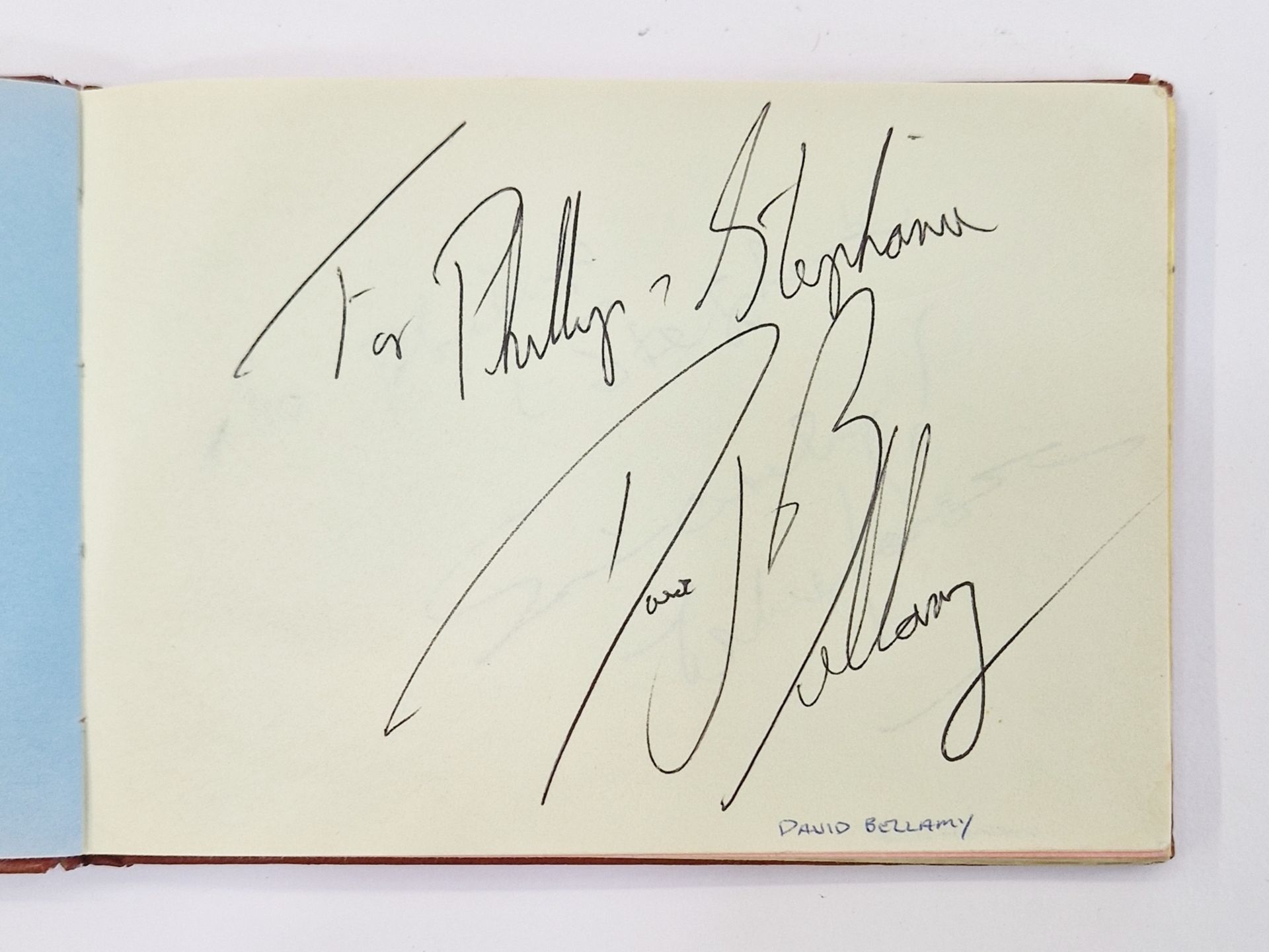 Autograph album, 20th century, to include actors, singers and other celebrities, including Elton - Image 4 of 20