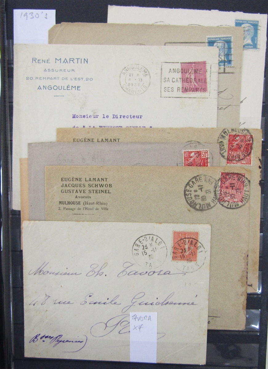 Stamps of France: Five large stockbooks of used “Sower” and other definitives plus commemoratives/ - Bild 7 aus 8