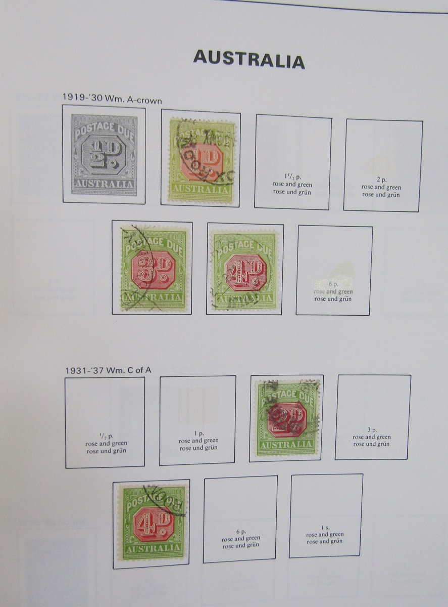 Australia stamps: Bespoke Davo album of mint and used 1913-1990s issues including postage due and - Image 17 of 18