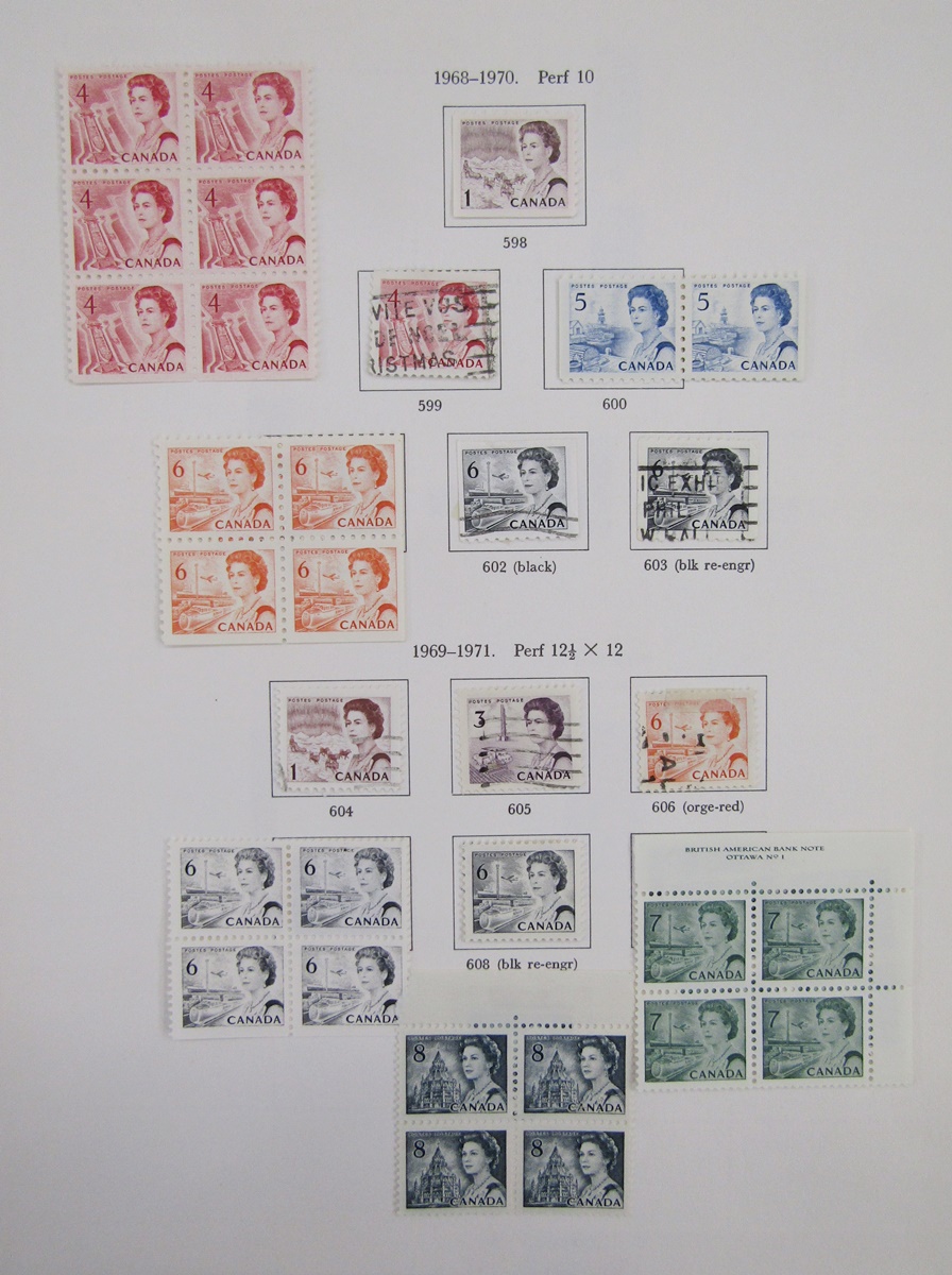 Canada and New Zealand stamps: Two large albums with Canadian QE II issues, 1967-94, in one and - Bild 11 aus 12