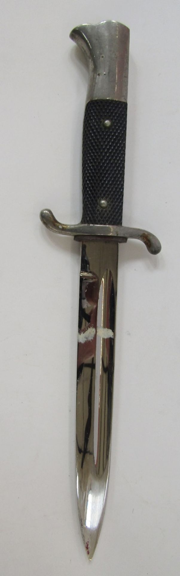 WWII German fireman's dress bayonet with scabbard and bayonet frog. - Image 2 of 3