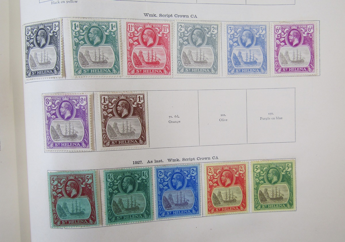 World stamps: Box of 4 SG “Ideal” albums of QV-KGV period issues and carton of loose stamps in - Image 5 of 9