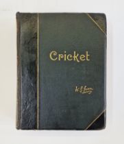 Grace, W G "Cricket", published J W Arrowsmith and Simpkin Marshall Hamilton Kent & Co Ltd 1891,