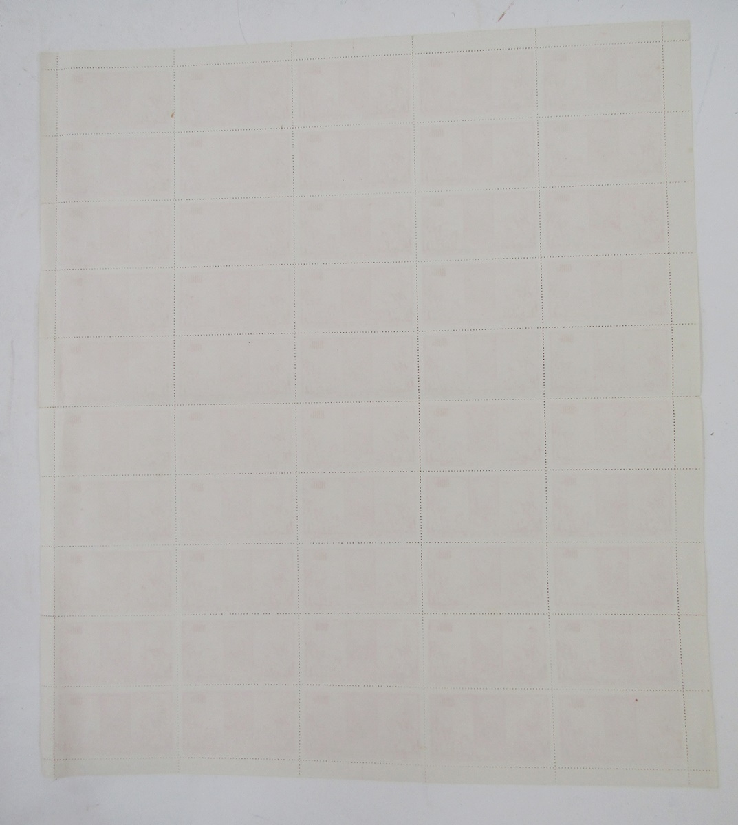 Stamps of People’s Republic of China: Complete unused sheet (50) of $800 Vermillion, 1st Session - Image 2 of 2