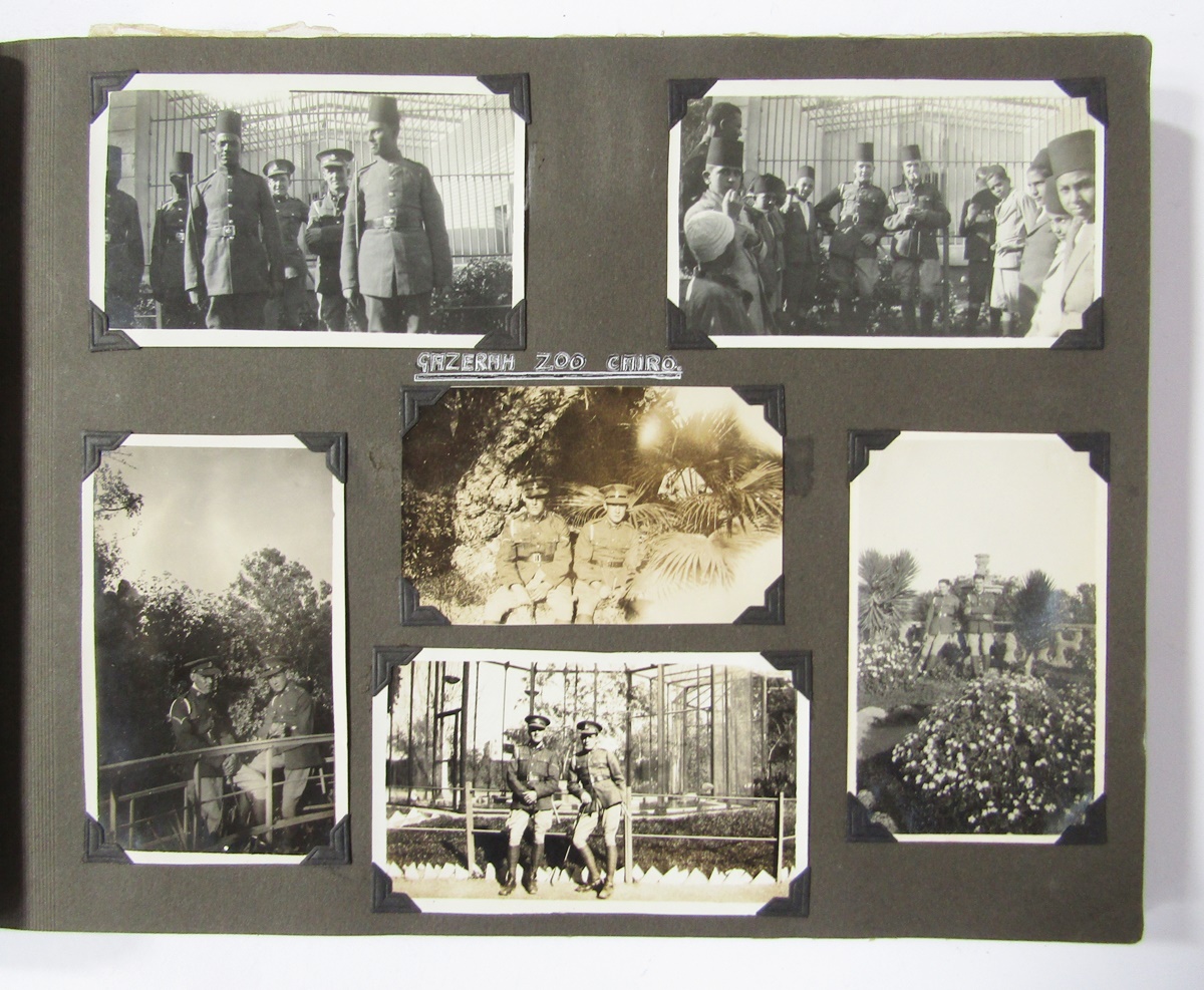 Extensive photograph album of 1st Royal Dragoons interest and dating to the 1920s/30s, tour of - Image 7 of 19
