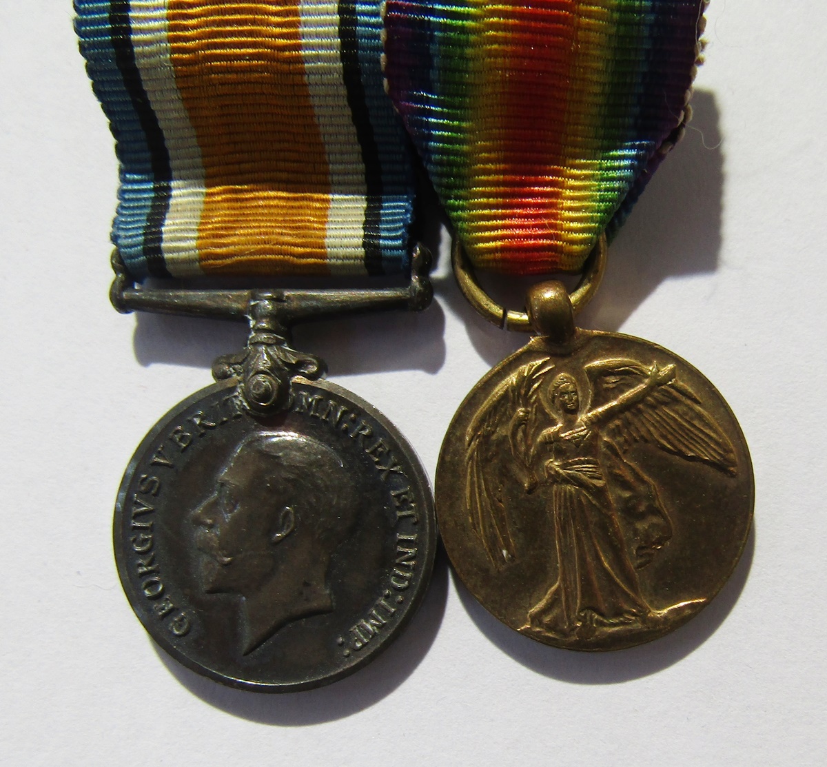 WWI medals named to "Eng.Commr.W.H.Fox.R.N.R.", "William.H.Fox" on mercantile marine medal, together - Image 5 of 9