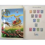Christmas Island stamps: Large, red “ Senator” album of mint and used definitives, commemoratives