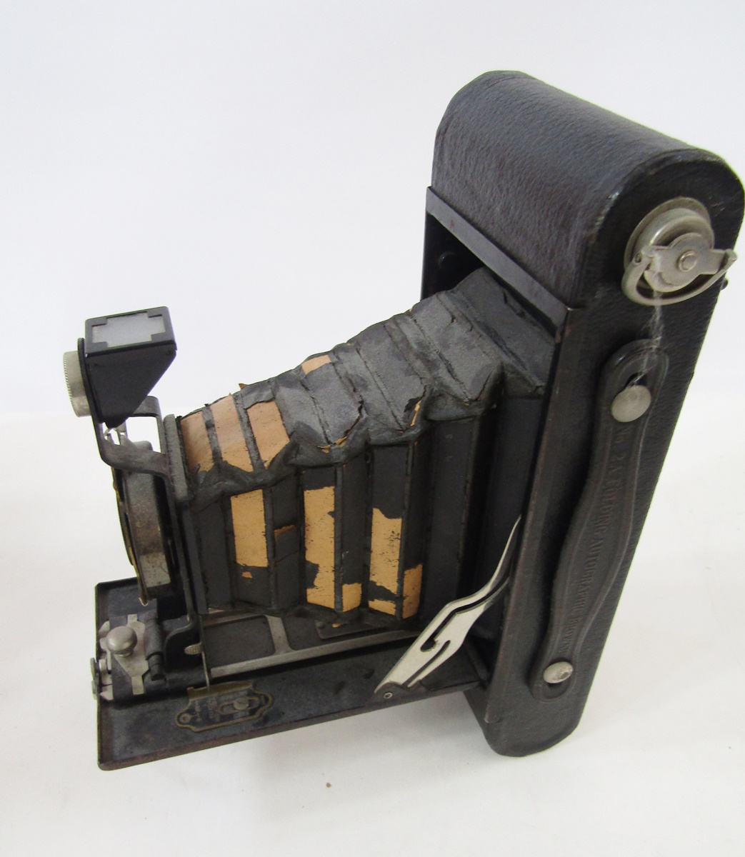 Kodak 3A autographic special model B range finder camera, 34586, with Velosto no 1A lens, patent - Image 4 of 4