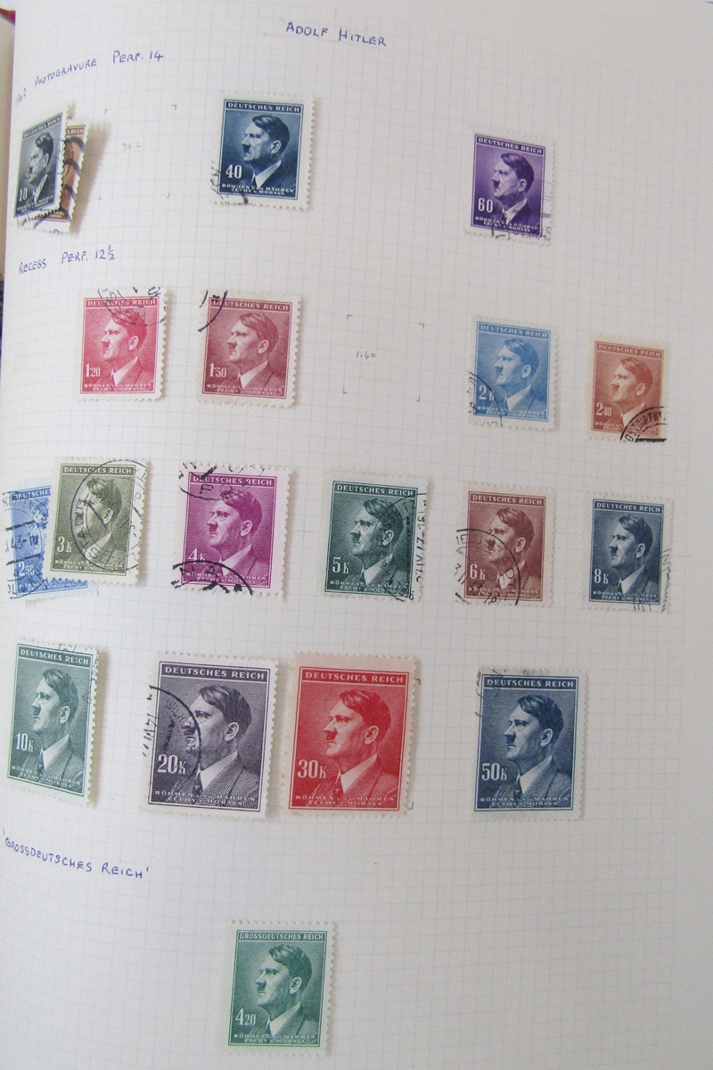 Czechoslovakia stamps: 5 albums, stock sheet and packets of various issues from first one 1918 on. - Image 6 of 13