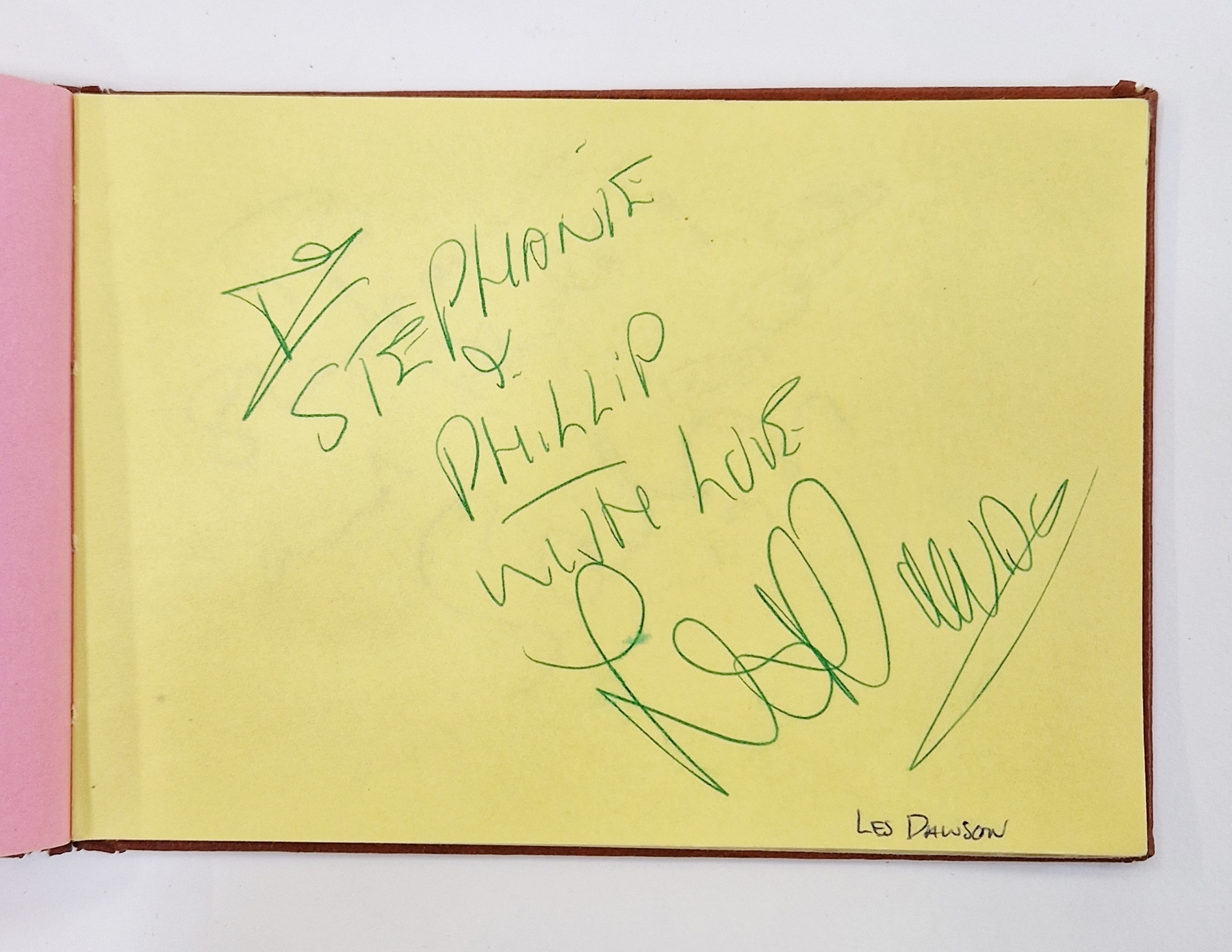 Autograph album, 20th century, to include actors, singers and other celebrities, including Elton - Image 13 of 20