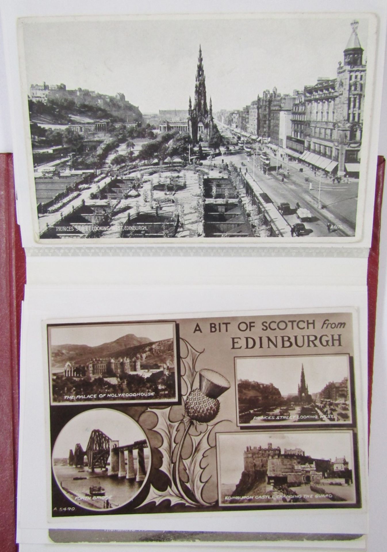 Three albums of postcards, early 20th century and later, including scenes of topographical - Image 7 of 15