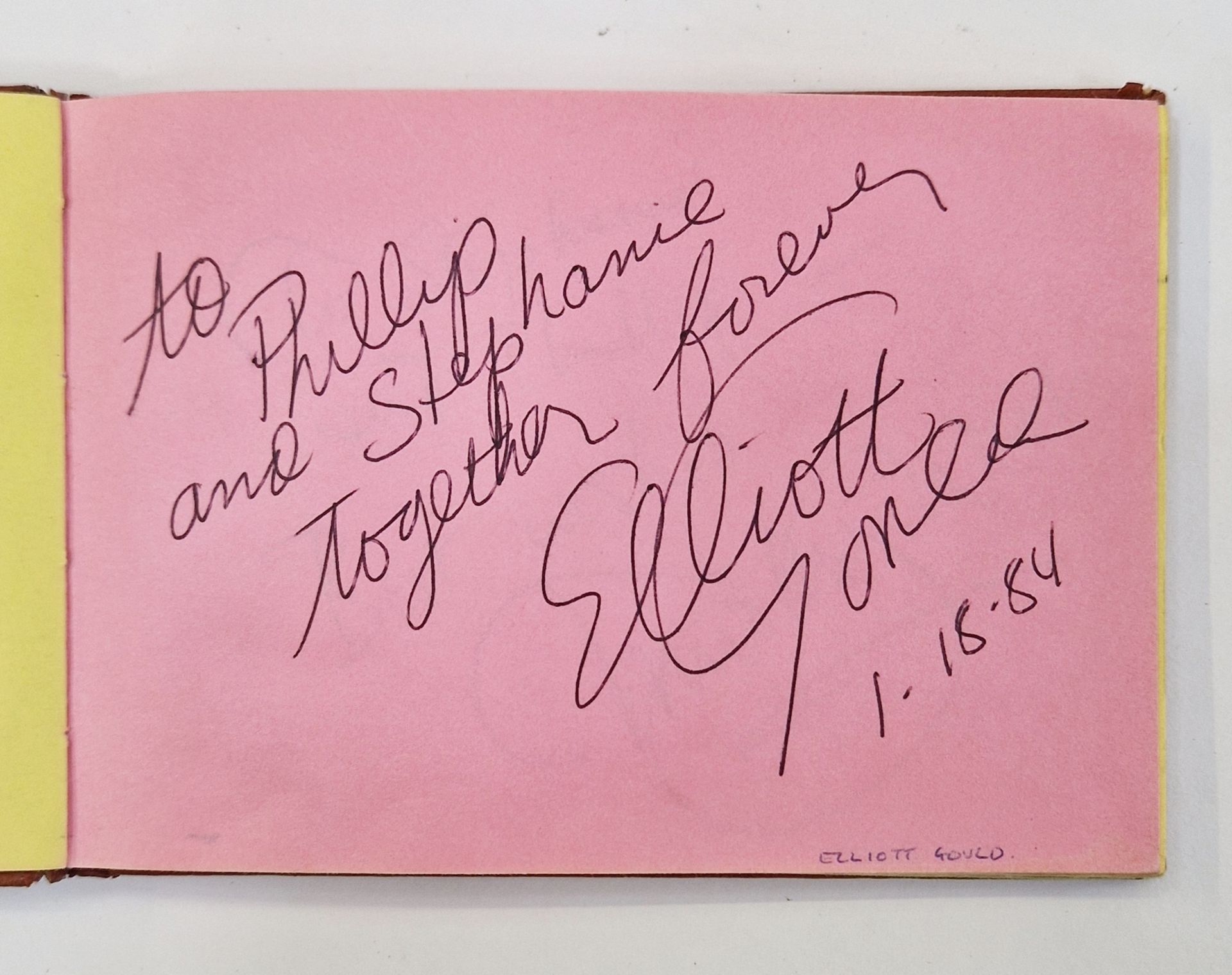 Autograph album, 20th century, to include actors, singers and other celebrities, including Elton - Image 5 of 20