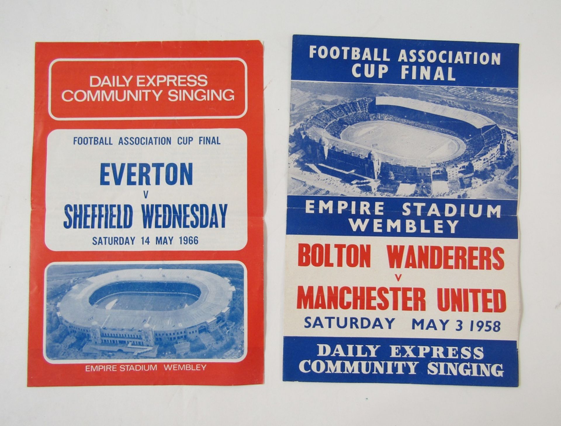 Quantity 1960s Wembley final football programmes; Blackburn Rovers V Wolverhampton Wanderers 1960, - Image 11 of 11