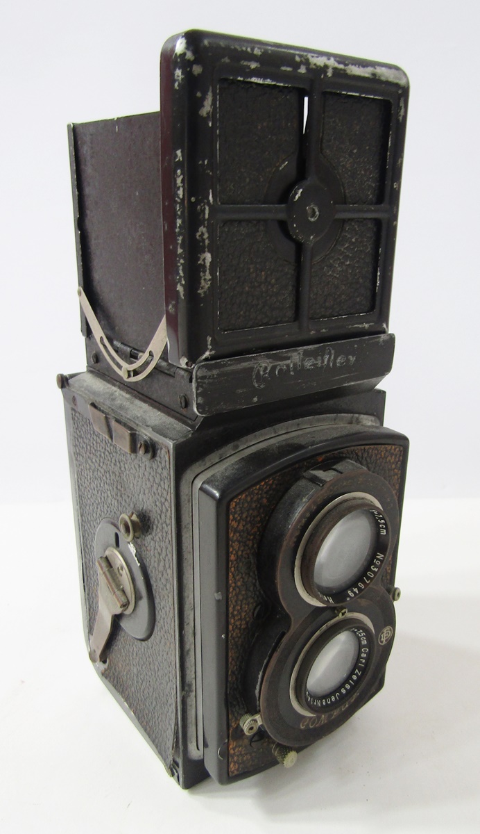 Franke & Heidecke Braunschweig Rolleiflex Compur TLR camera, Carl Zeiss Jena nr 1495337 lens, - Image 3 of 7