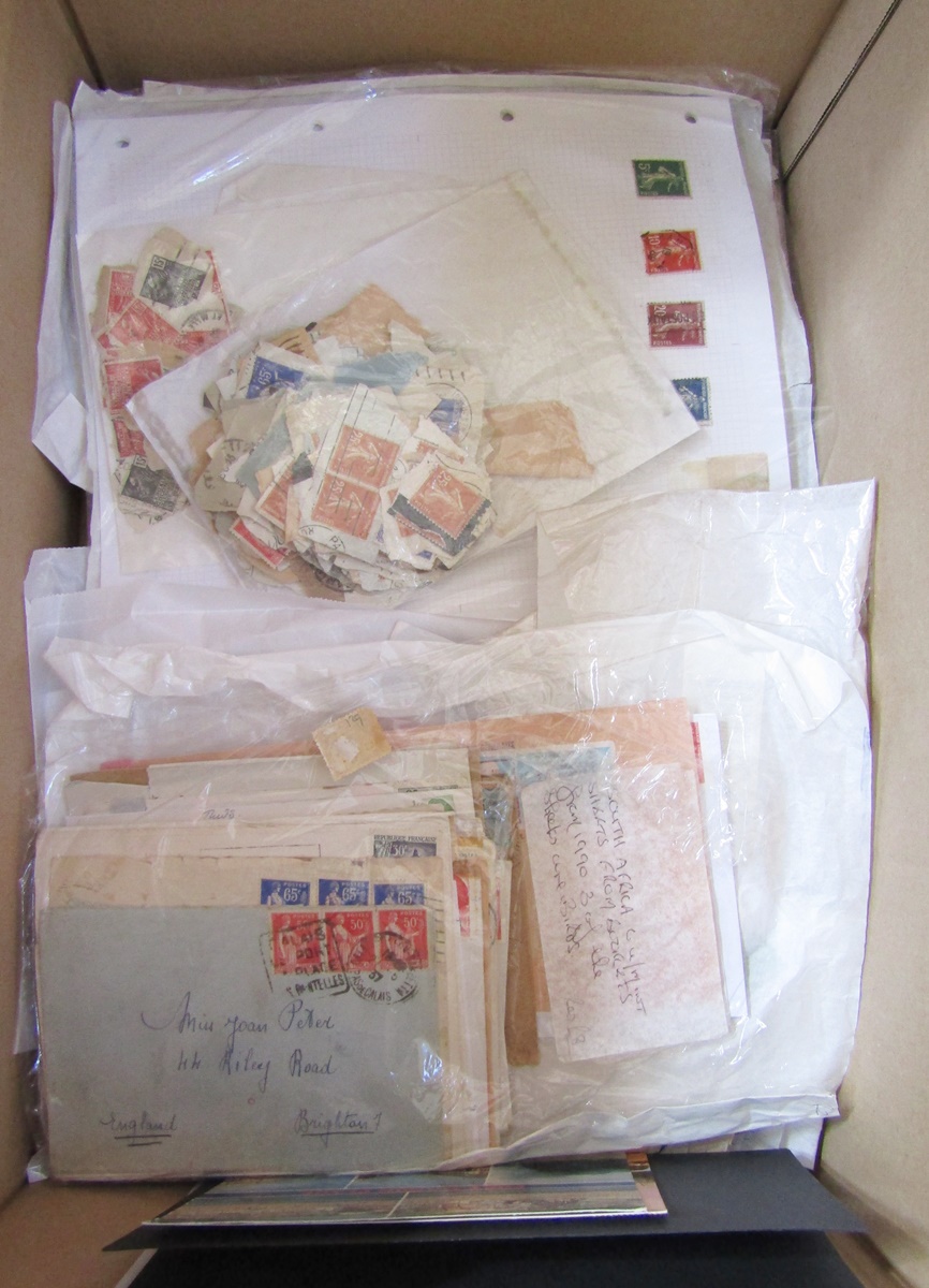 Stamps of France: Large box of 3 albums, 3 stock-books and loose in packets, mainly 1920s to - Image 9 of 9