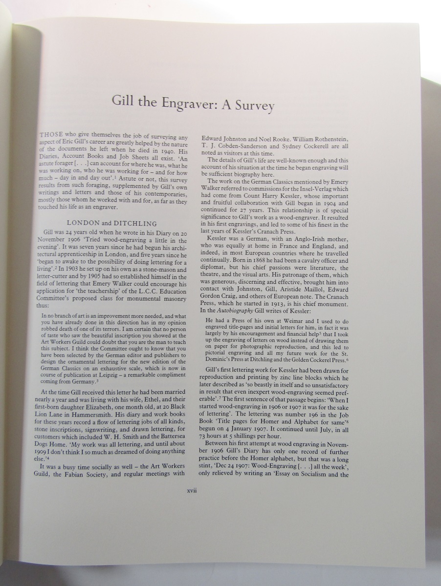 Gill, Eric (ills) "The Engravings of Eric Gill" Christopher Skelton, Wellingborough 1983, col and - Image 8 of 19