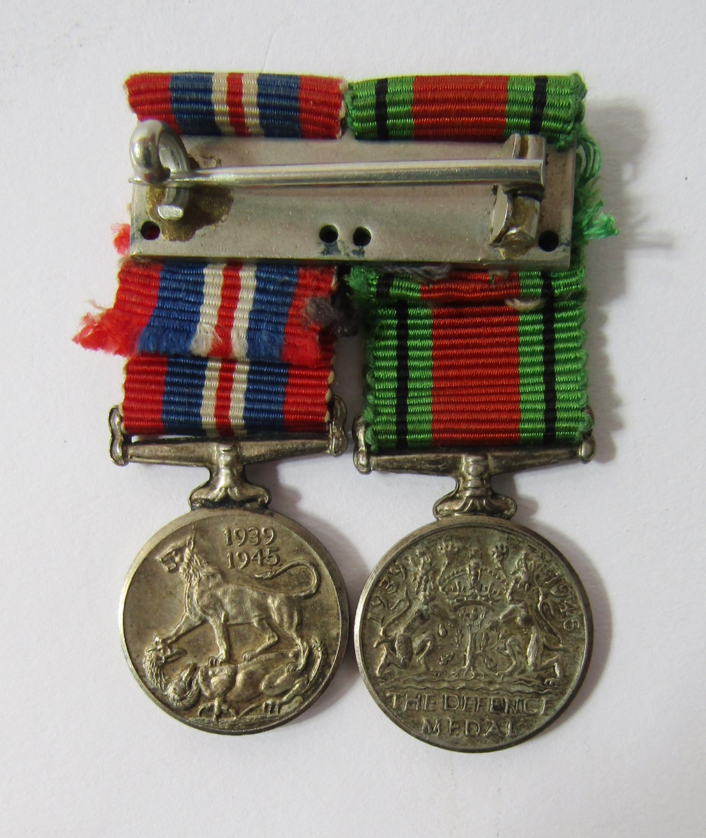 WWII full size and miniature medal group, comprising 1939-45 Star, France and Germany Star, War - Image 8 of 9