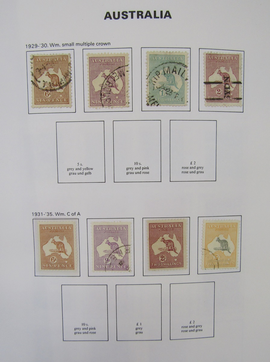 Australia stamps: Bespoke Davo album of mint and used 1913-1990s issues including postage due and - Image 3 of 18