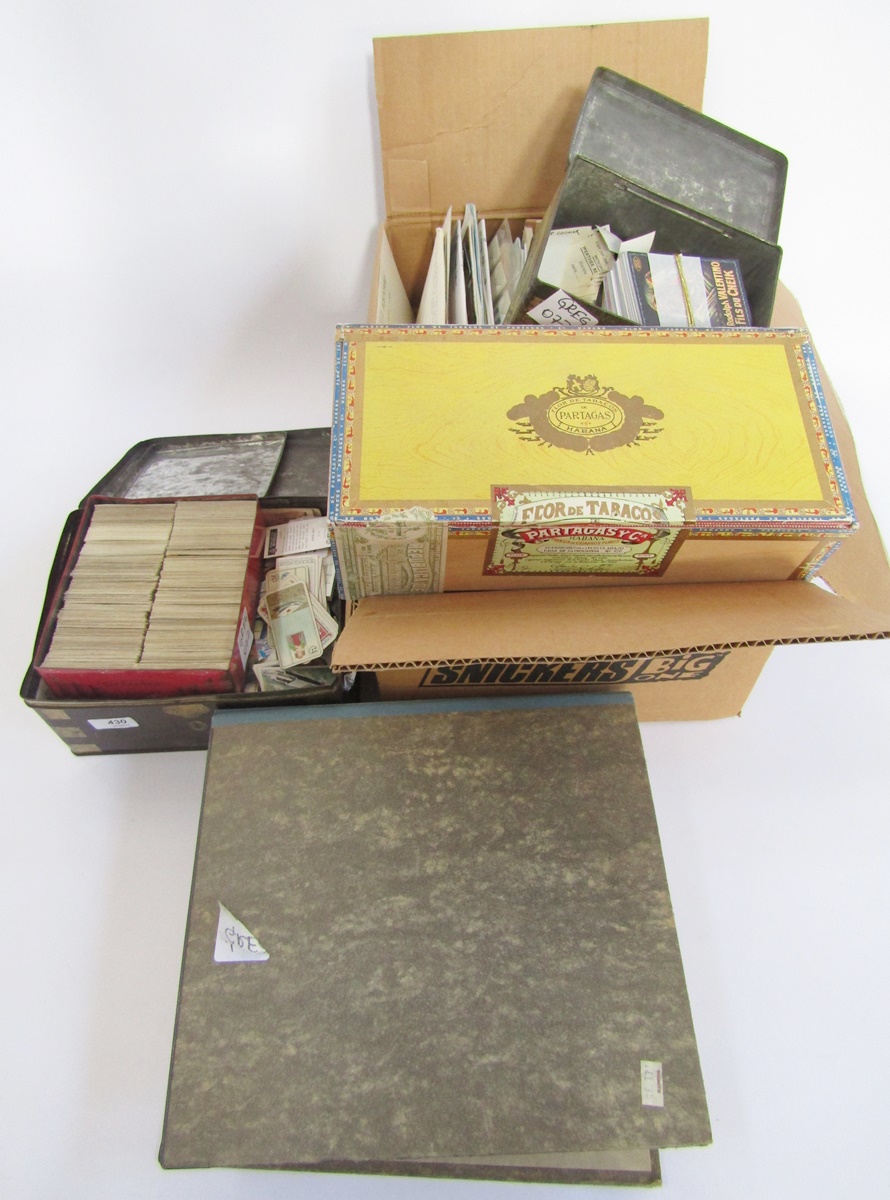 Large collection of cigarette and other collectors cards to include cards by Wills, Carreras and