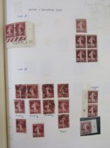 Stamps of France. “Sower” issues in detailed study from 20c to 1F 10c, mostly used, from 1907 to