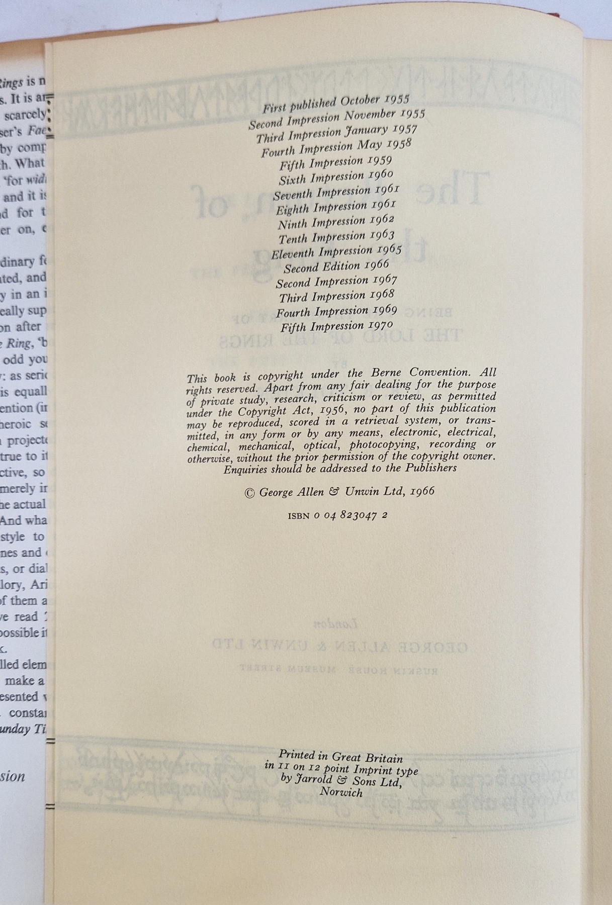 Tolkien, J. R. R. "The Hobbit" George Allen & Unwin Ltd. Twelfth Impression 1961, ills. by the - Image 9 of 9