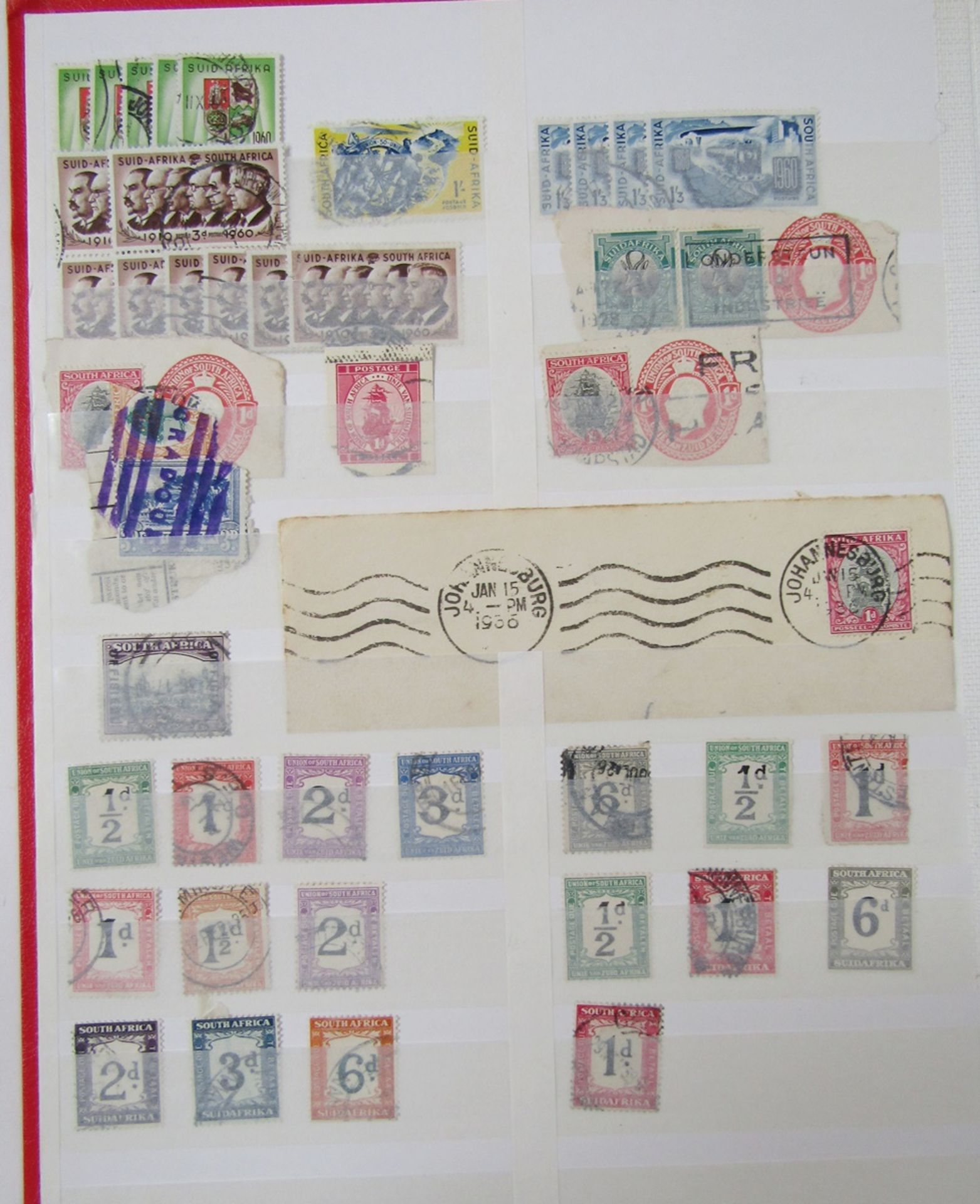 South Africa stamps: Four stock-books of mainly mint/used definitives, commemoratives and postage - Image 3 of 8