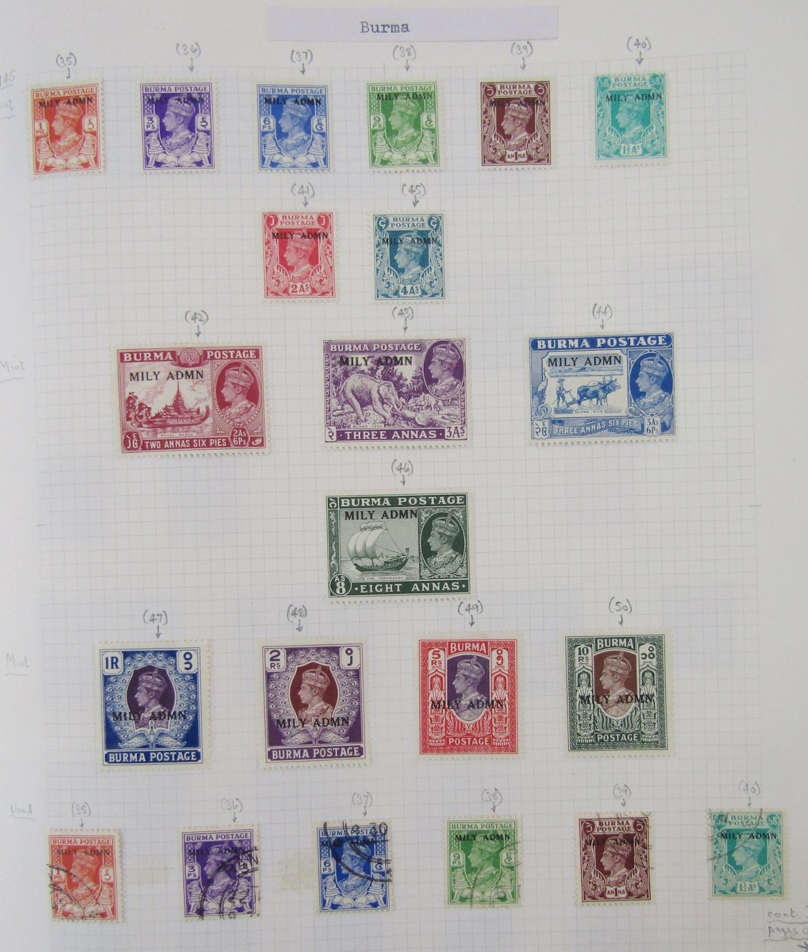 Br Empire/Commonwealth stamps: Mint and used, mostly KGVI-QEII accumulation in black album and 2 - Image 14 of 15