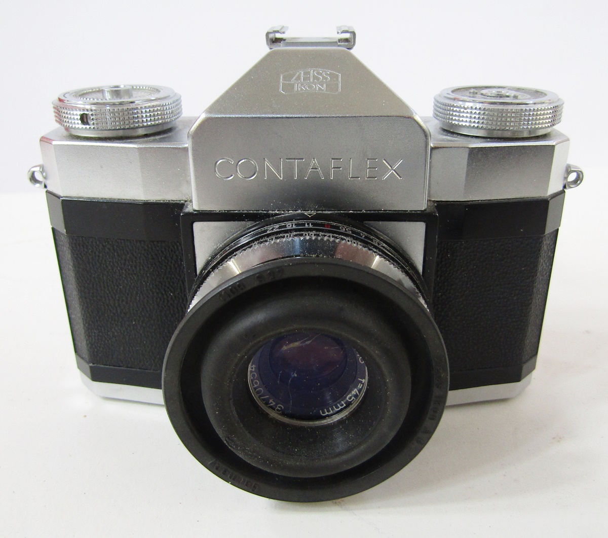 Reflex-Korelle SLR camera, with Victar 1:3,5 f=7.5cm lens, together with a Voigtlander Bessamatic, - Image 3 of 5