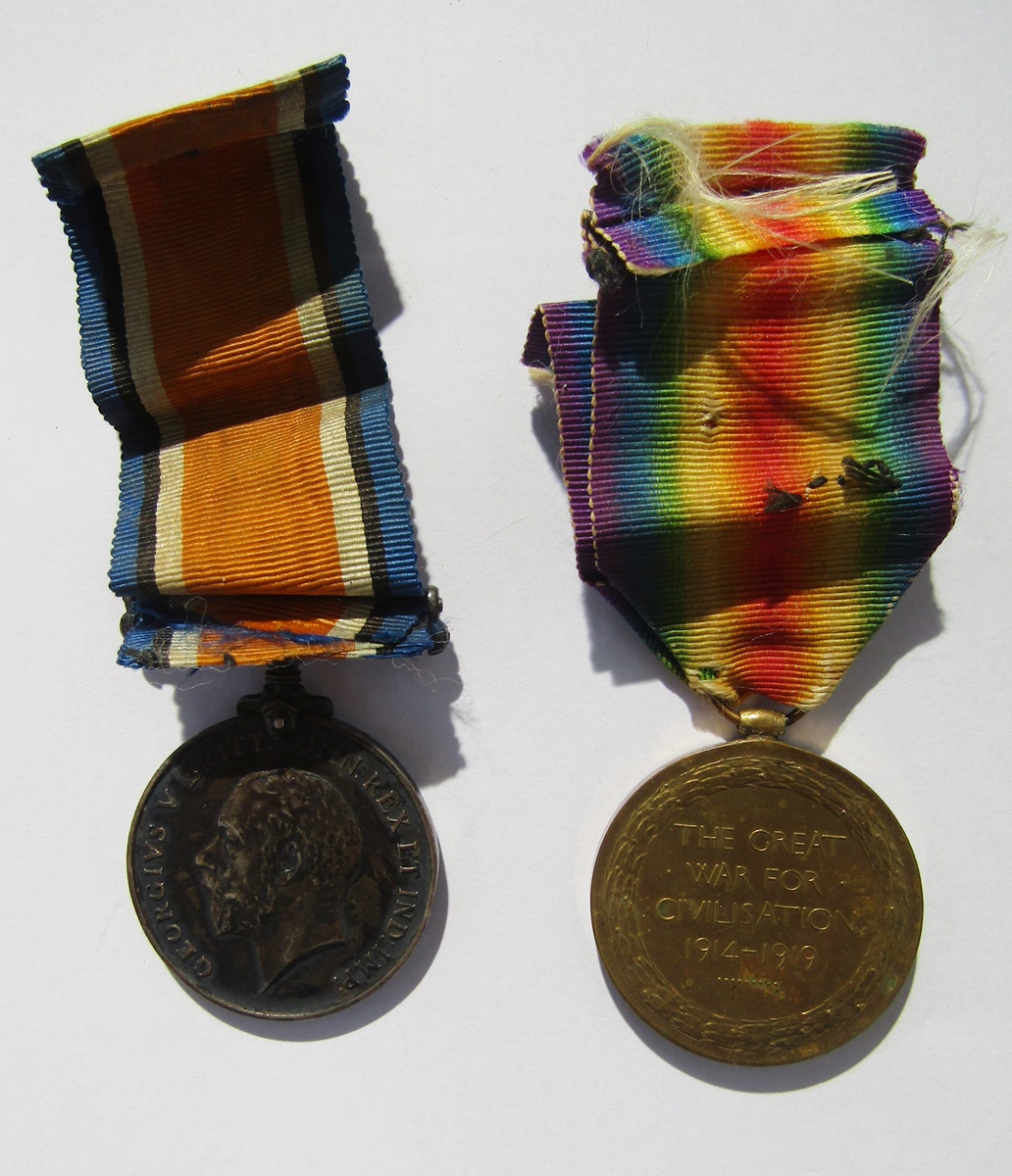 WWI medals named to "Eng.Commr.W.H.Fox.R.N.R.", "William.H.Fox" on mercantile marine medal, together - Image 4 of 9