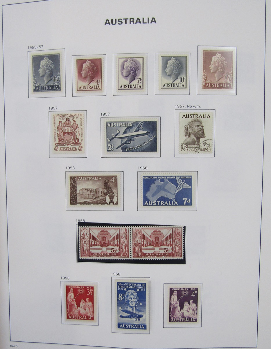 Australia stamps: Bespoke Davo album of mint and used 1913-1990s issues including postage due and - Image 12 of 18