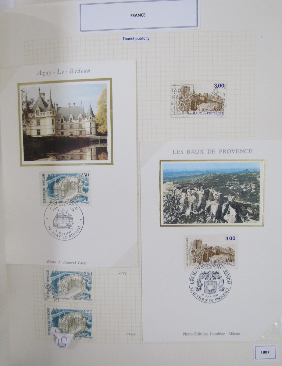 Stamps of France: Large box of 7 albums filled with 1000s of mint and used definitives, - Image 13 of 14