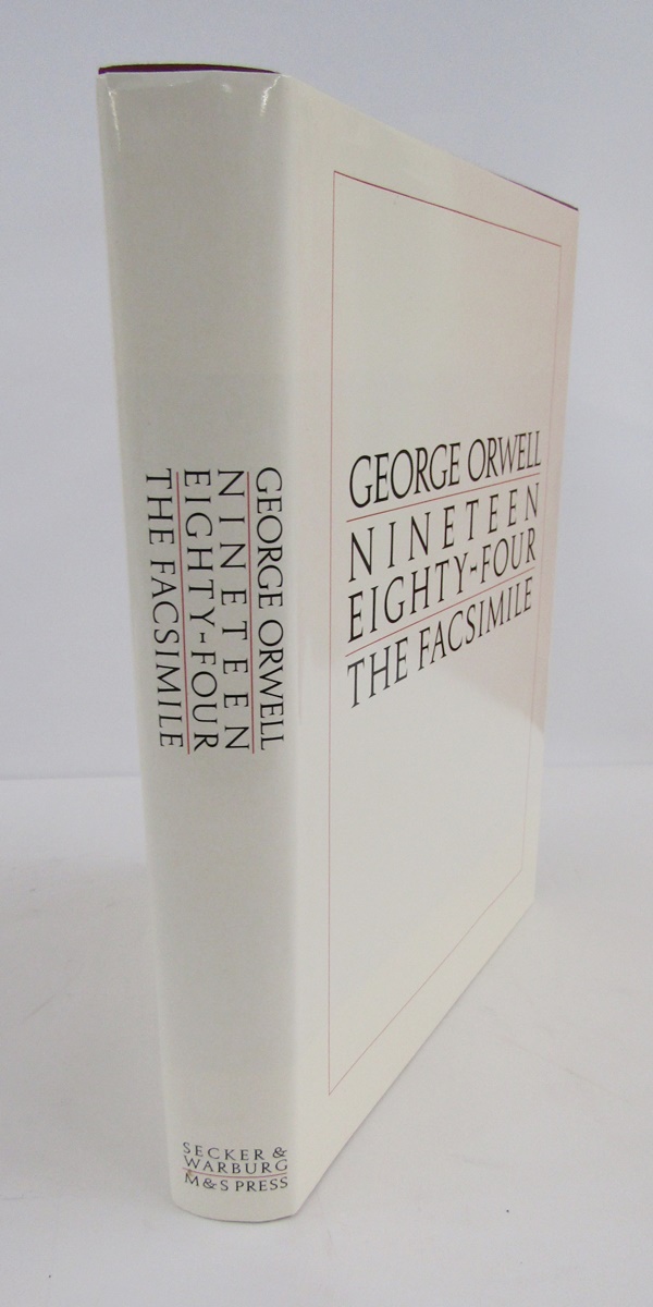 Davison Peter (ed.) Orwell George "Nineteen Eighty-Four The Facsimile", Secker & Warburg, M & S - Image 2 of 15