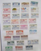 France - Colonial stamps: Mint and used accumulation of various French colonies in large 30 page/