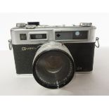 Yashica Electro 35 35mm rangefinder camera, 245141, with a color-Yashinon DX1:1.7 f=45mm lens