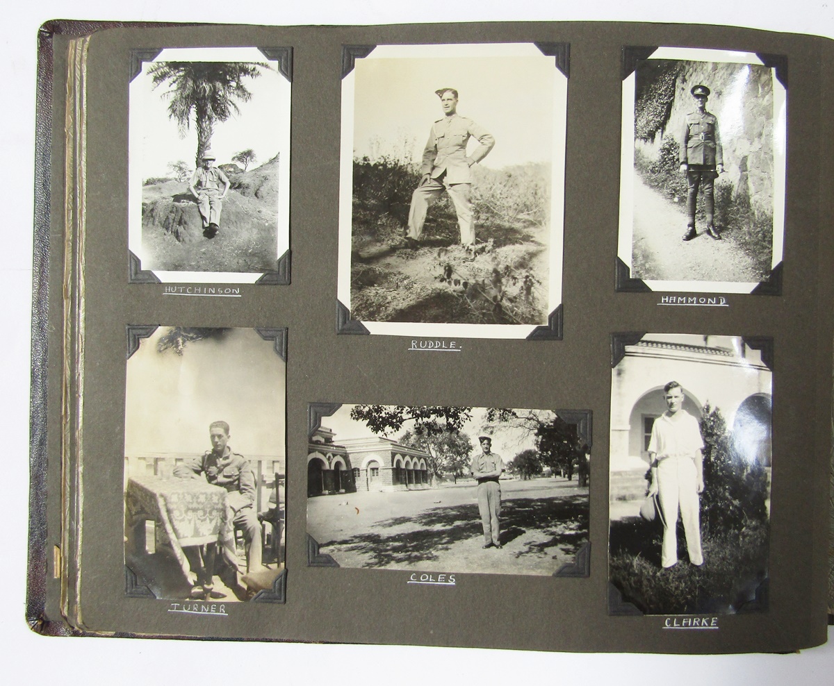 Extensive photograph album of 1st Royal Dragoons interest and dating to the 1920s/30s, tour of - Image 8 of 19