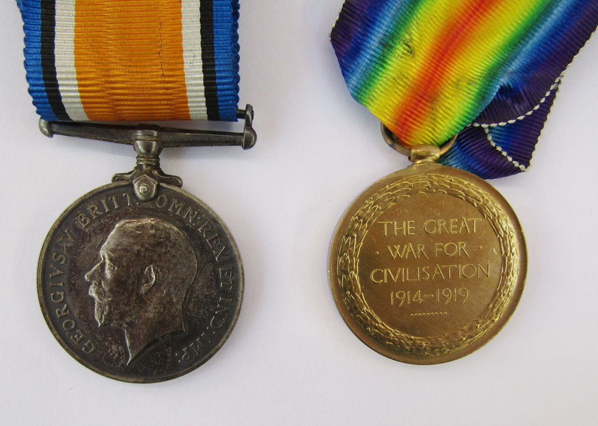 WWI War Medal and Victory Medal named to "166046.PNR.J.SEED.R.E.", Imperial Service Medal in case of - Bild 2 aus 9