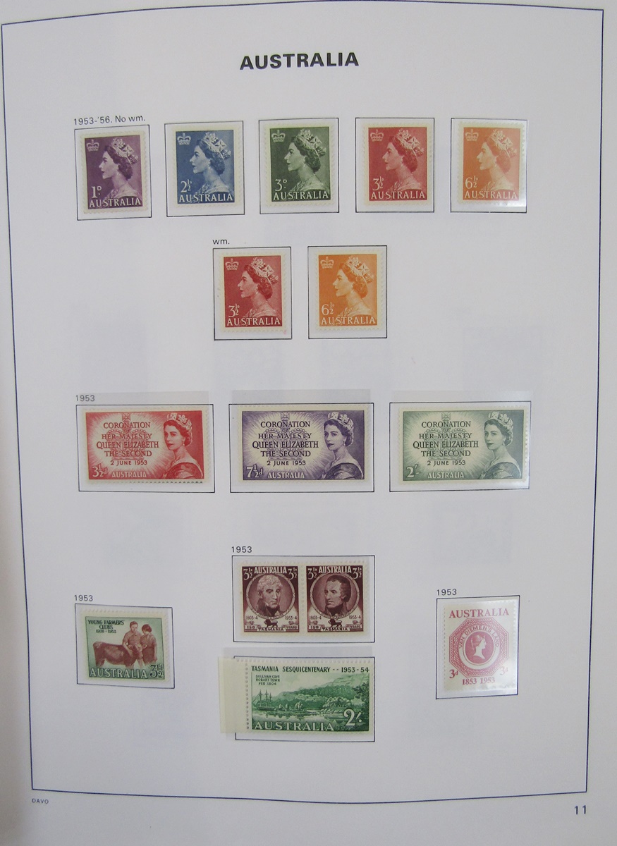 Australia stamps: Bespoke Davo album of mint and used 1913-1990s issues including postage due and - Image 10 of 18