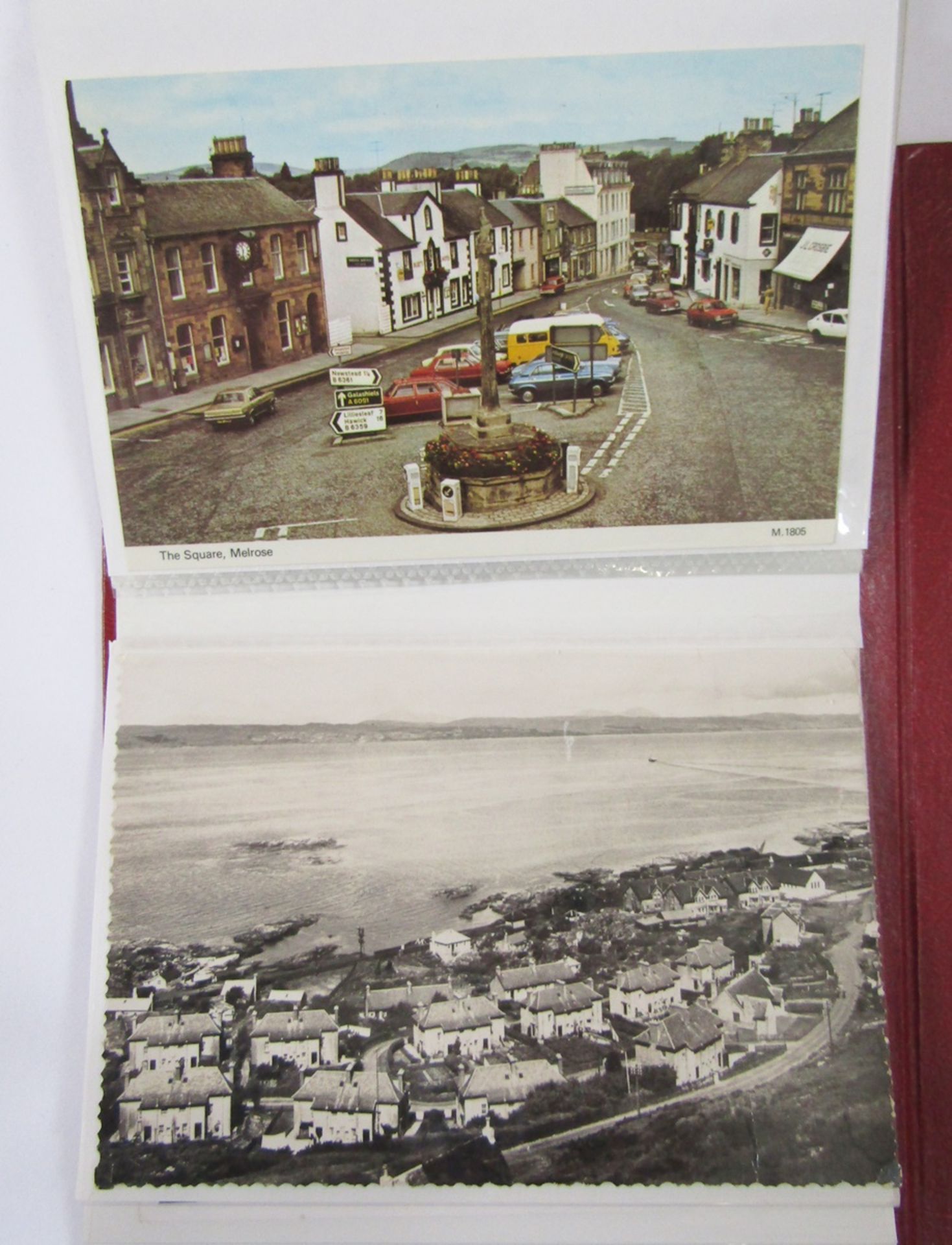 Three albums of postcards, early 20th century and later, including scenes of topographical - Image 11 of 15