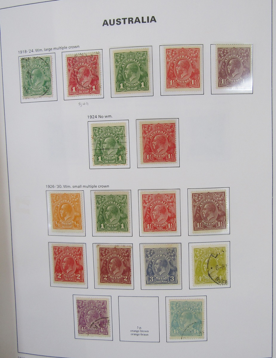 Australia stamps: Bespoke Davo album of mint and used 1913-1990s issues including postage due and - Image 5 of 18