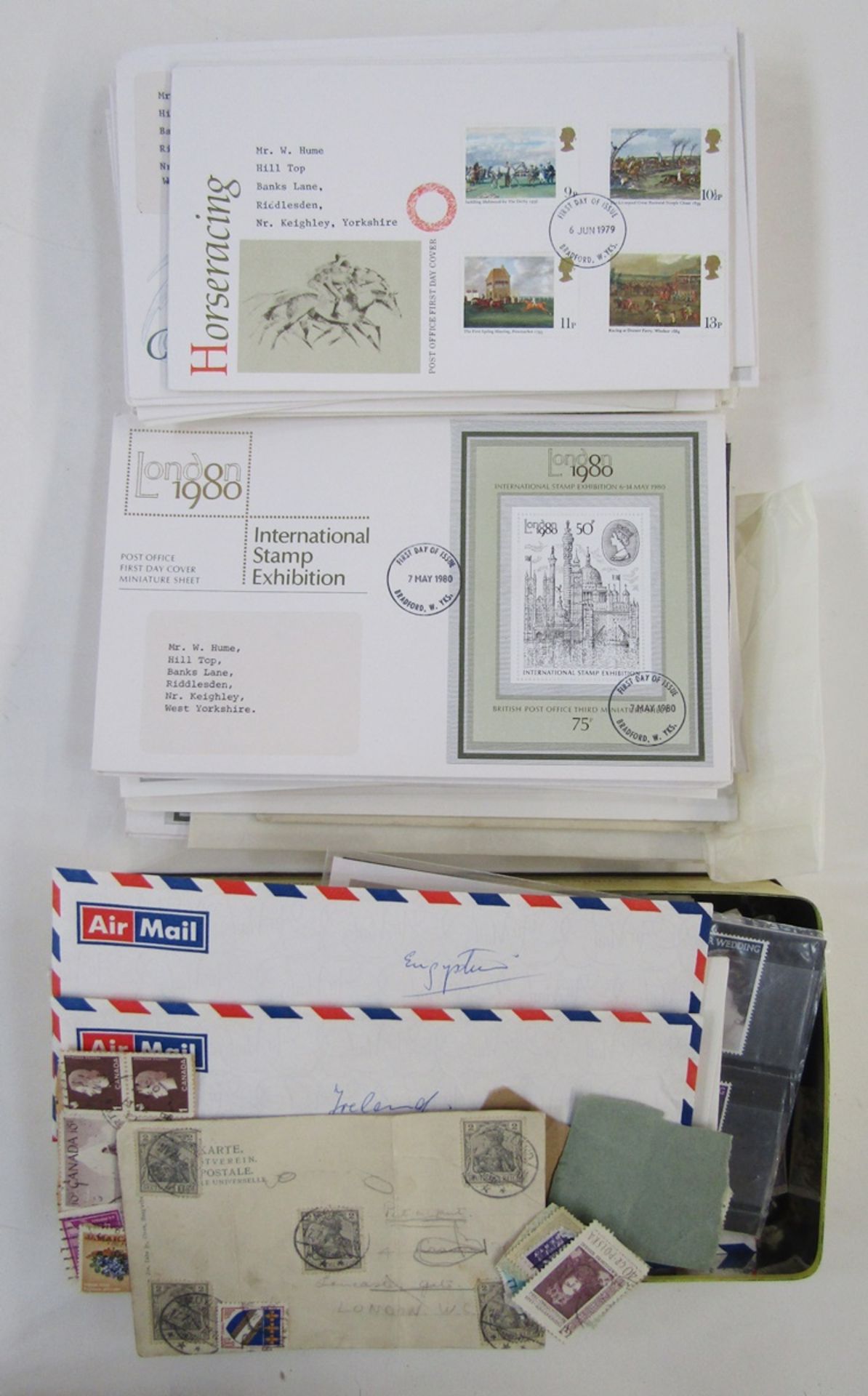 GB & all world stamps: Box of 5 albums and 2 cover albums (mainly GB 1970’s purposed-to-event) - Image 3 of 4