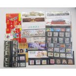 GB stamps: With decimal face value of c.£750, QEII issues, almost all commemorative, in year books
