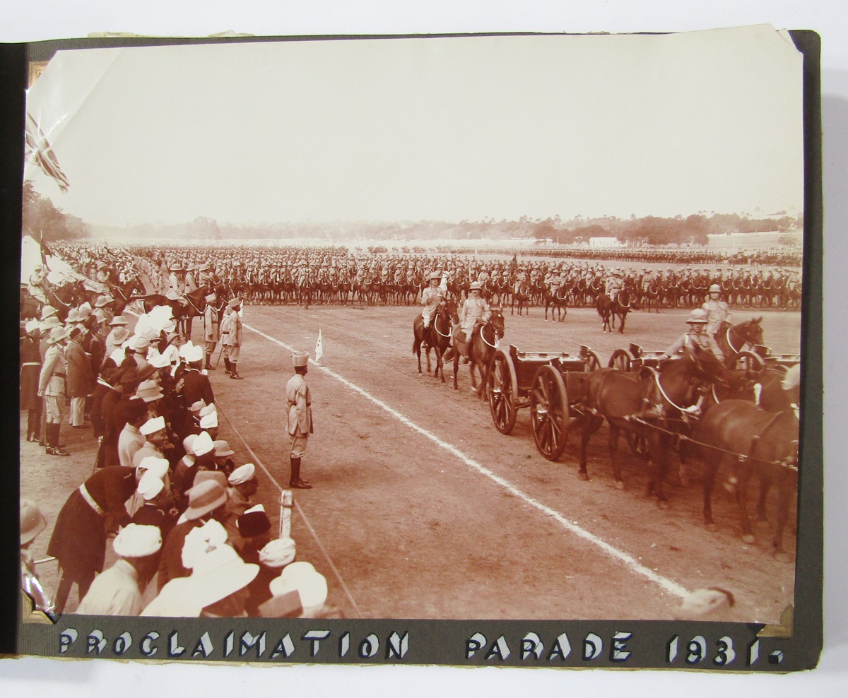 Extensive photograph album of 1st Royal Dragoons interest and dating to the 1920s/30s, tour of - Image 2 of 19