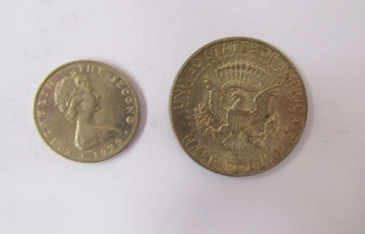 Group of coins consisting of 1867 five francs about VF, 1935 x 2 rocking horse crowns, 1968 Mexico - Bild 10 aus 11