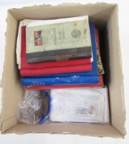 GB & all world stamps: Box of 5 albums and 2 cover albums (mainly GB 1970’s purposed-to-event)