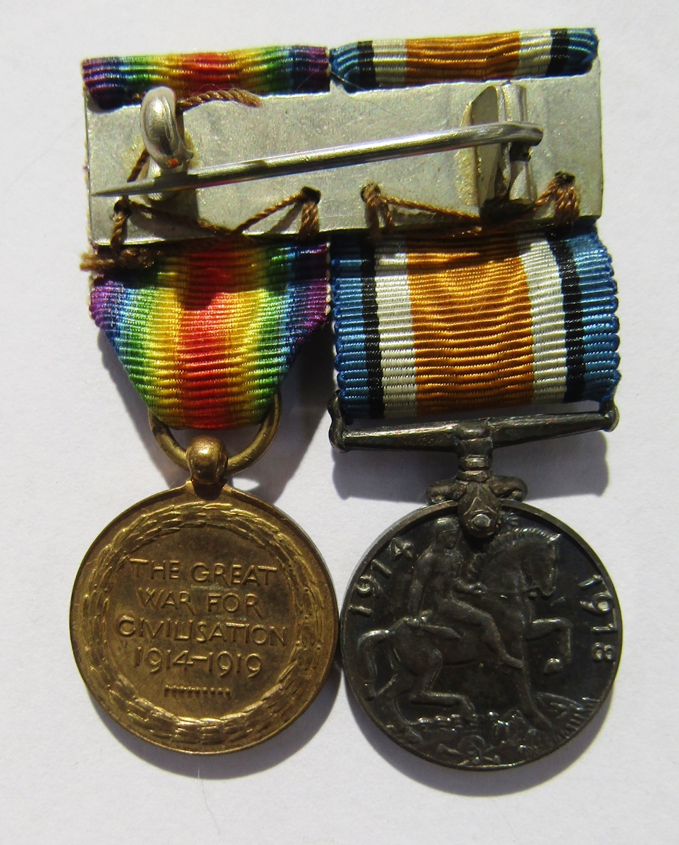 WWI medals named to "Eng.Commr.W.H.Fox.R.N.R.", "William.H.Fox" on mercantile marine medal, together - Image 6 of 9