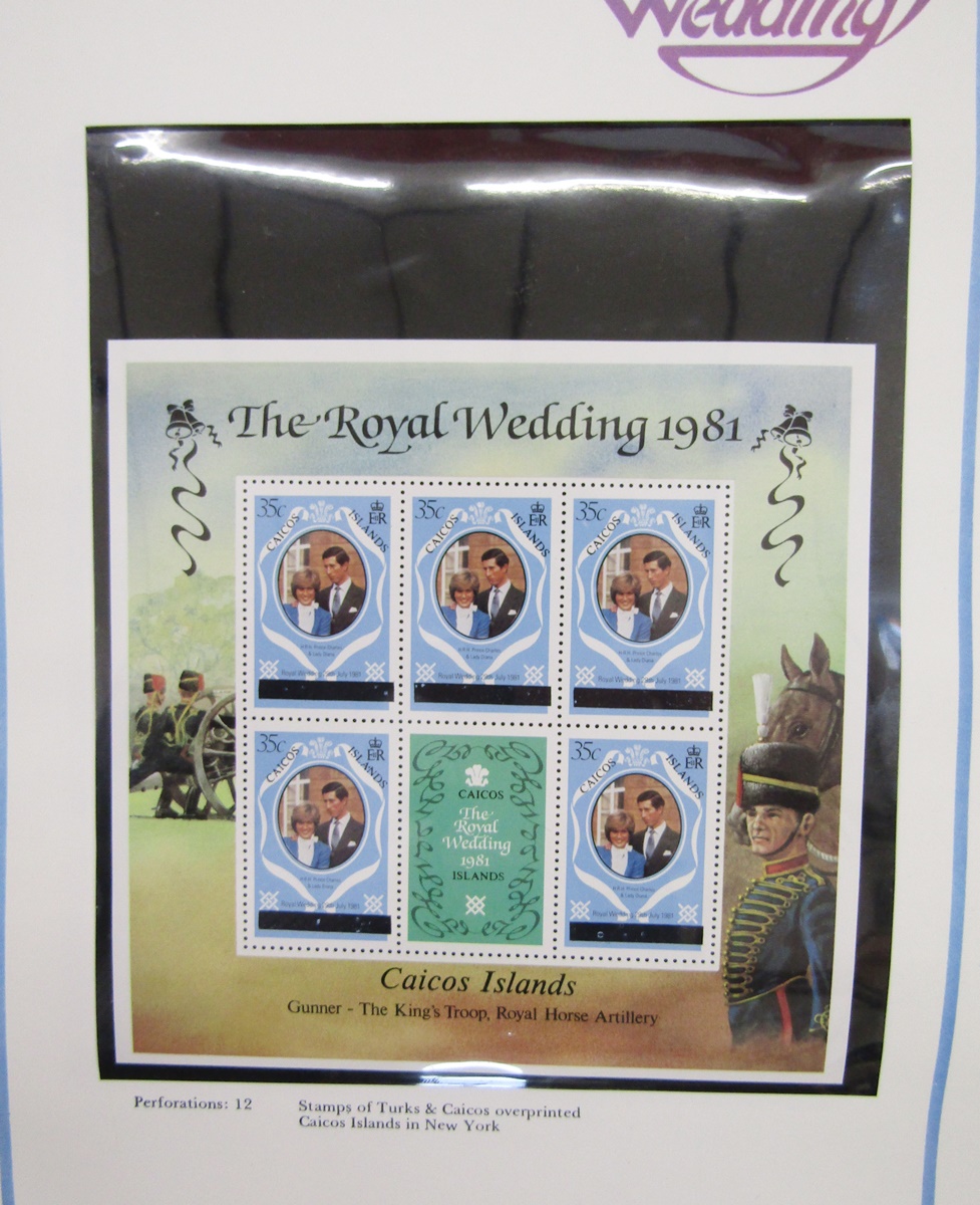 Br Commonwealth stamps: Small box of British Royalty issues in folders, albums, booklets, packets, - Image 2 of 10