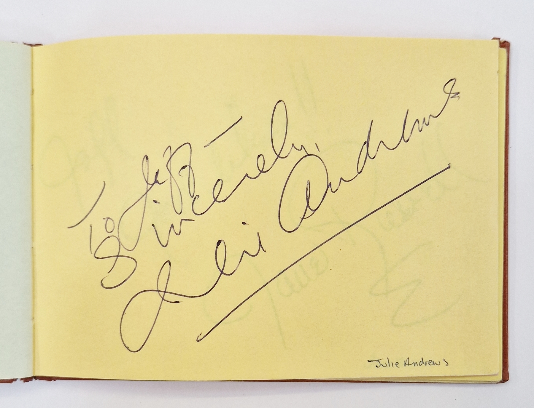 Autograph album, 20th century, to include actors, singers and other celebrities, including Elton - Image 11 of 20